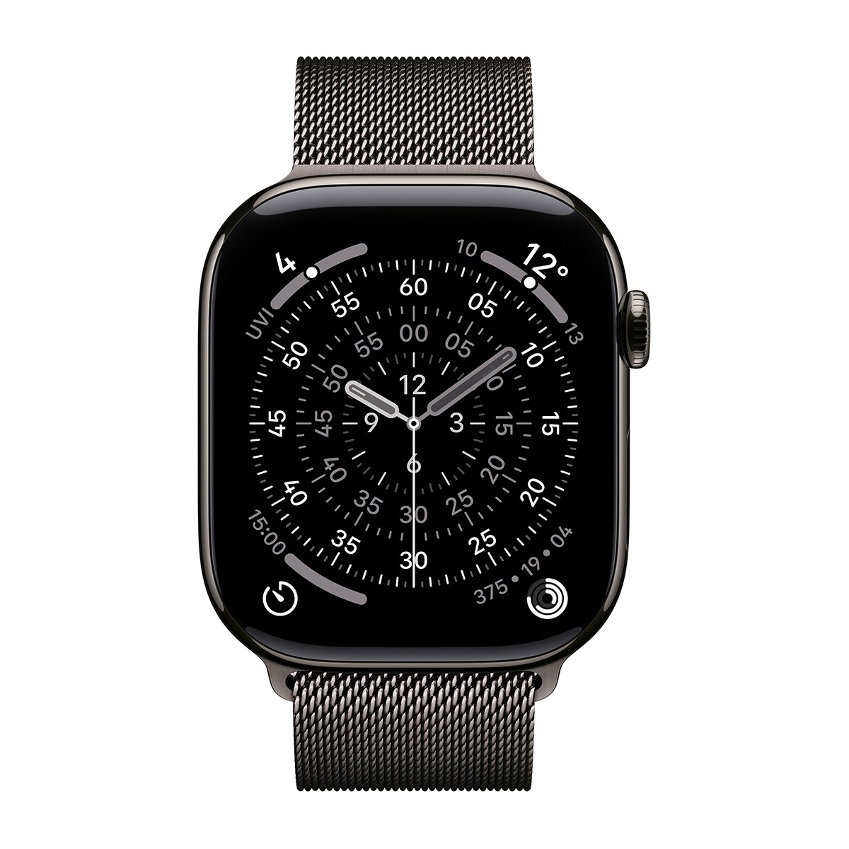 Pulsera Apple Milanese Loop 46mm en color Pizarra Talla S/M Pizarra-3
