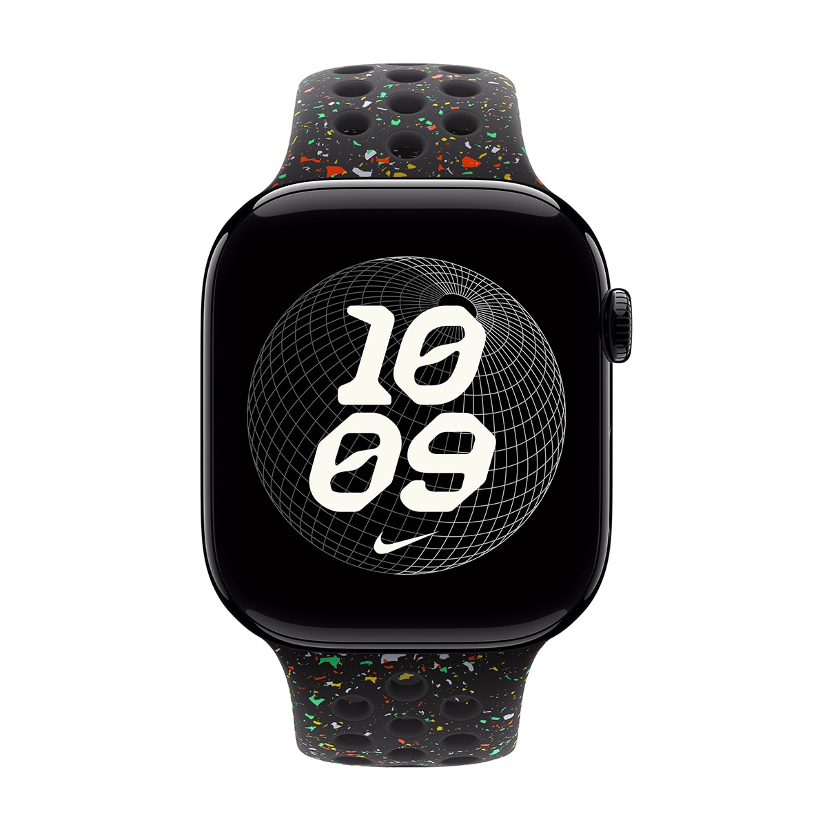 Bracelete Apple Nike Sport de 46 mm, Tamanho M/L - Preto Midnight Preto Noite-3