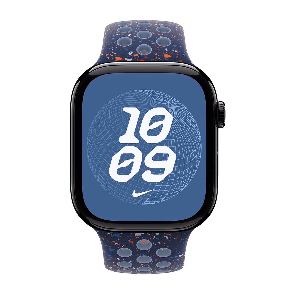 Bracelete Apple Nike Sport de 46 mm, Tamanho M/L - Blue Ribbon Azul Cetim-3
