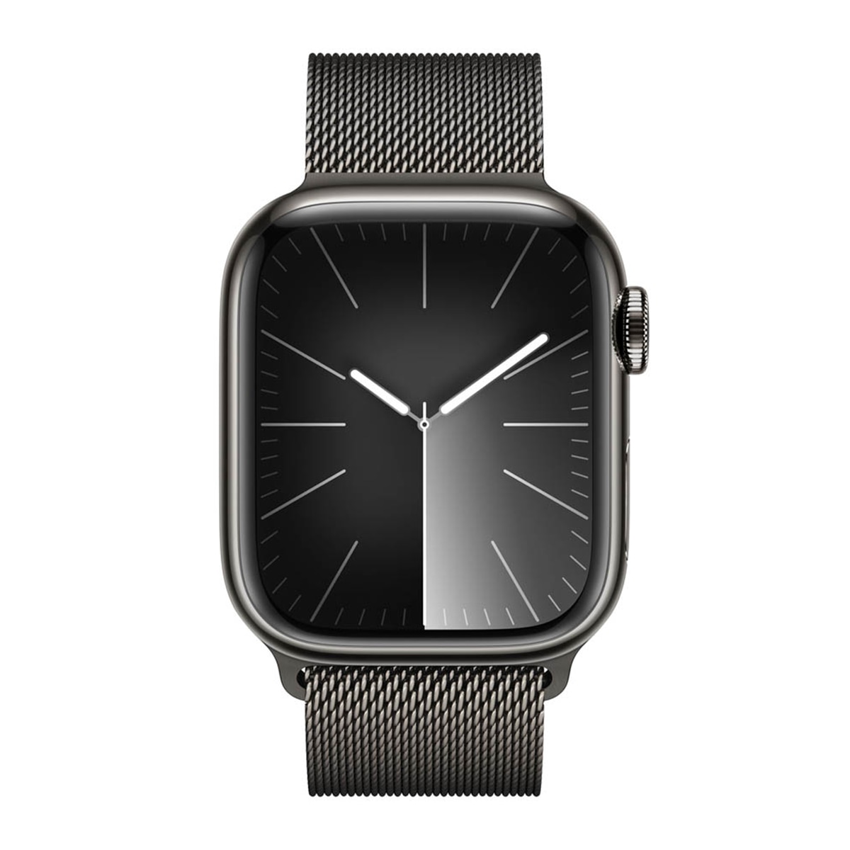 Apple Watch Series 9 GPS + Cellular 41mm Acero inoxidable Grafito con correa Grafito Milanese Loop Grafito-3