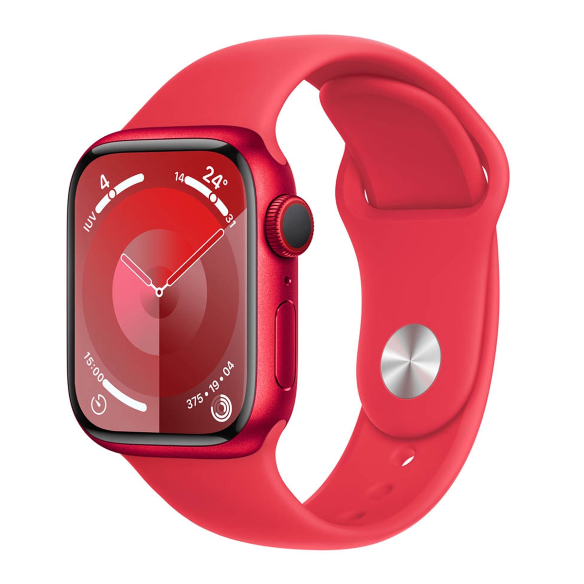 Apple Watch Series 9 GPS + Cellular 41mm Aluminio (PRODUCT)RED con correa (PRODUCT)RED S/M (PRODUCT)RED-1
