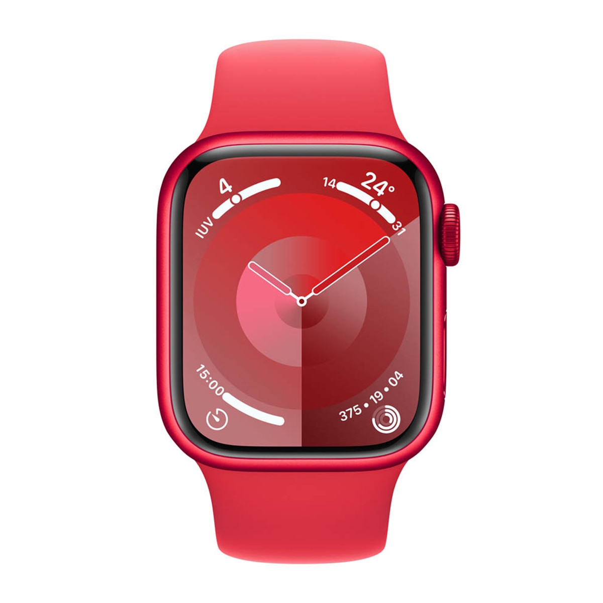 Apple Watch Series 9 GPS + Cellular 41mm Aluminio (PRODUCT)RED con correa (PRODUCT)RED S/M (PRODUCT)RED-3