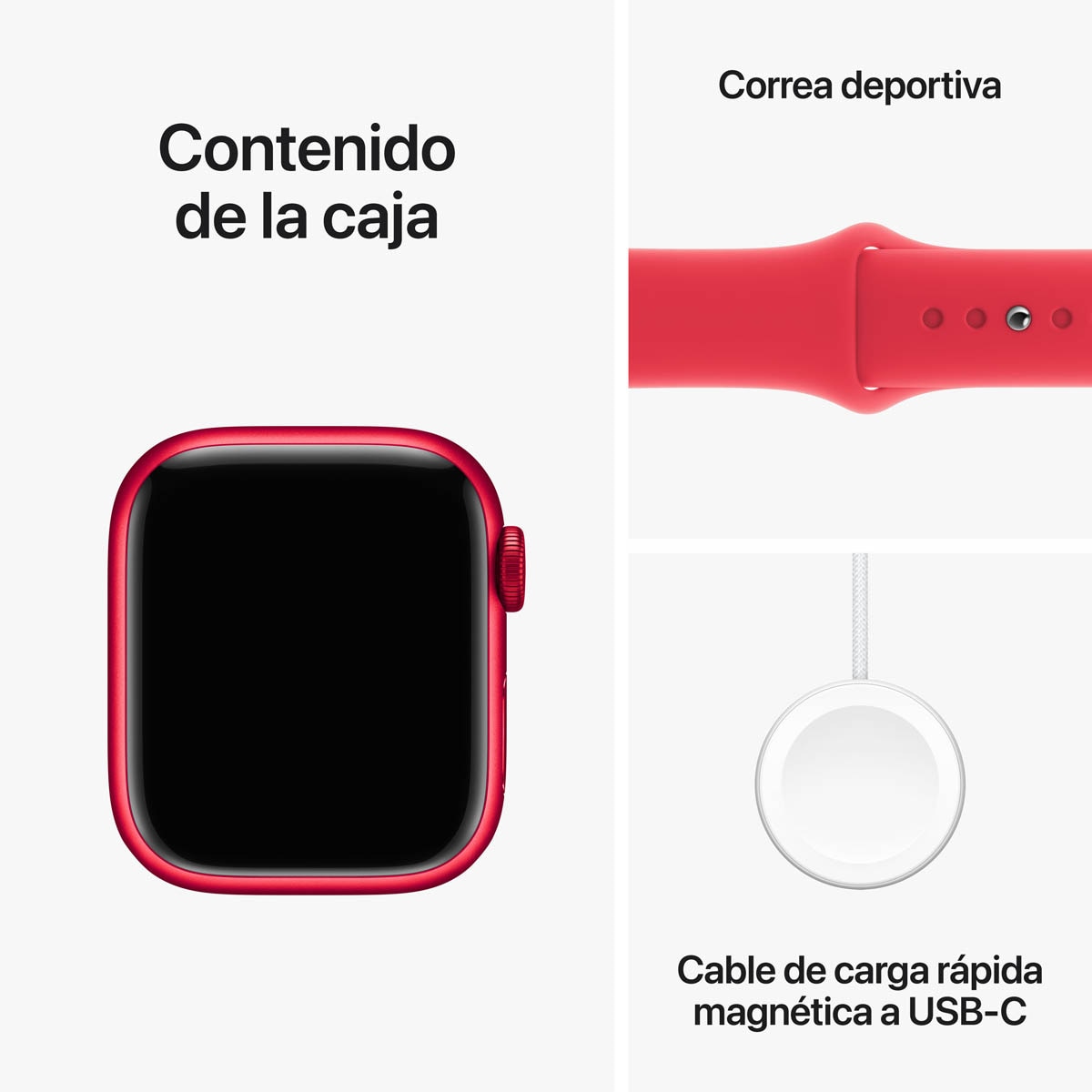 Apple Watch Series 9 GPS + Cellular 41mm Aluminio (PRODUCT)RED con correa (PRODUCT)RED S/M (PRODUCT)RED-11