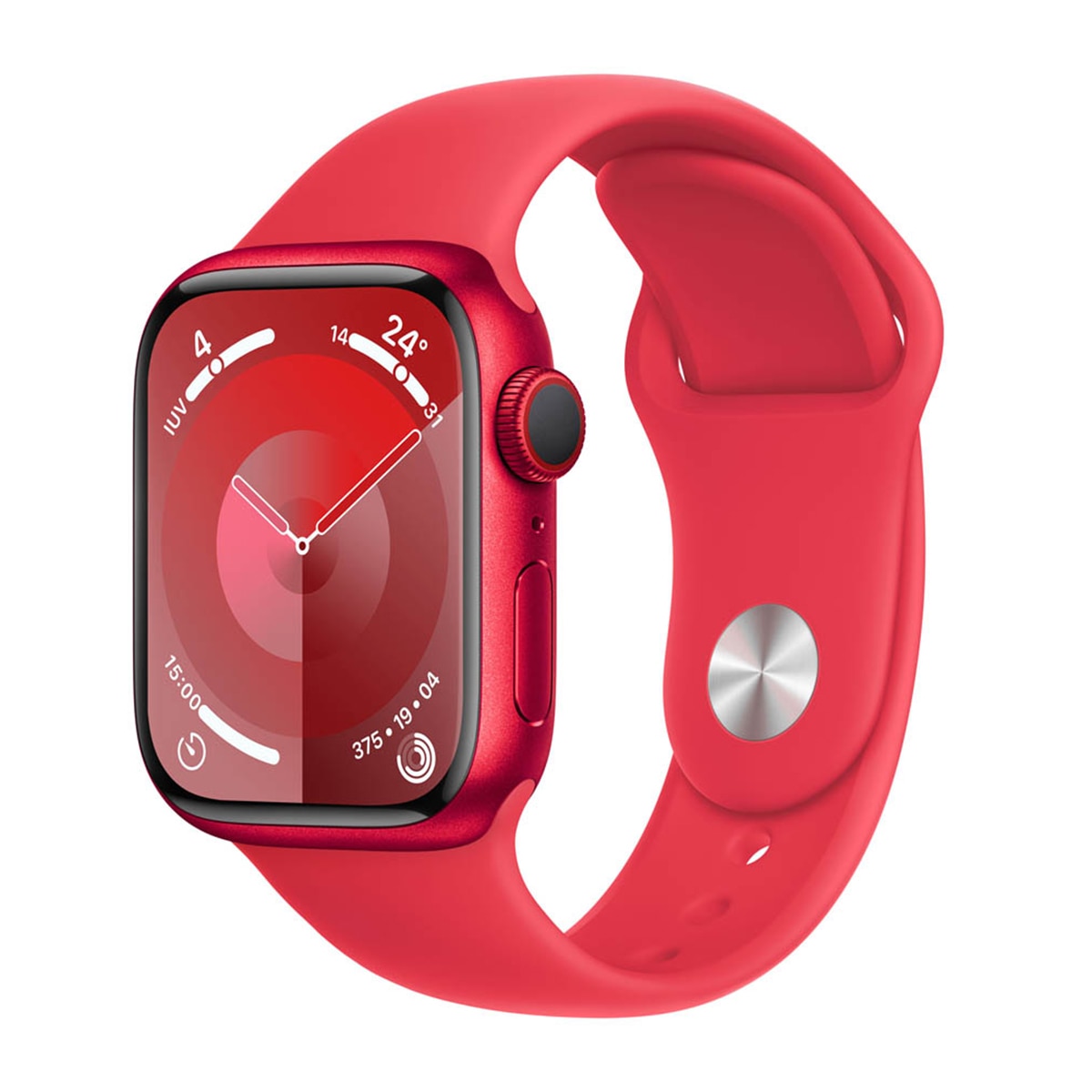 Apple Watch Series 9 GPS + Cellular 41mm Aluminio (PRODUCT)RED con correa (PRODUCT)RED M/L (PRODUCT)RED-1