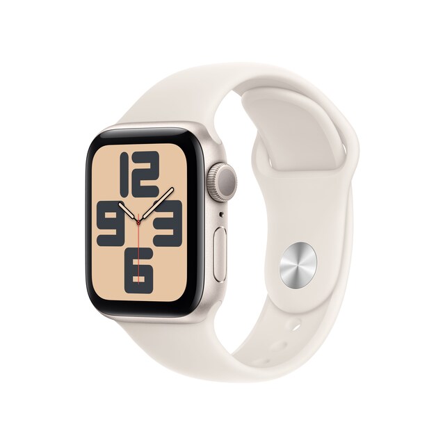Apple Watch SE GPS 40mm Aluminio Blanco Estrella con correa Deportiva Blanco Estrella S/M