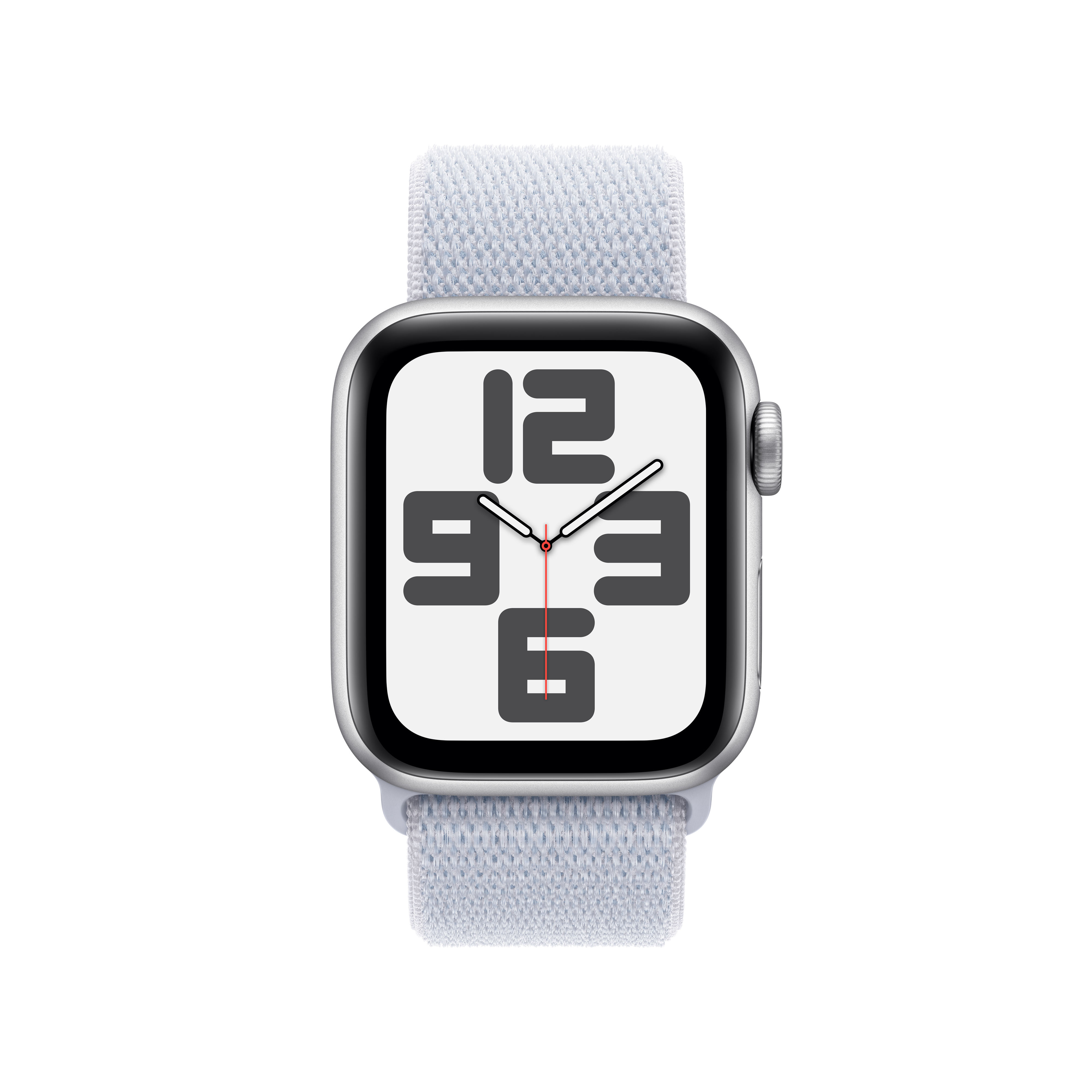 Apple Watch SE GPS + Cellular 40mm Aluminio Plata con correa Loop Deportiva Azul Nube Plata-2