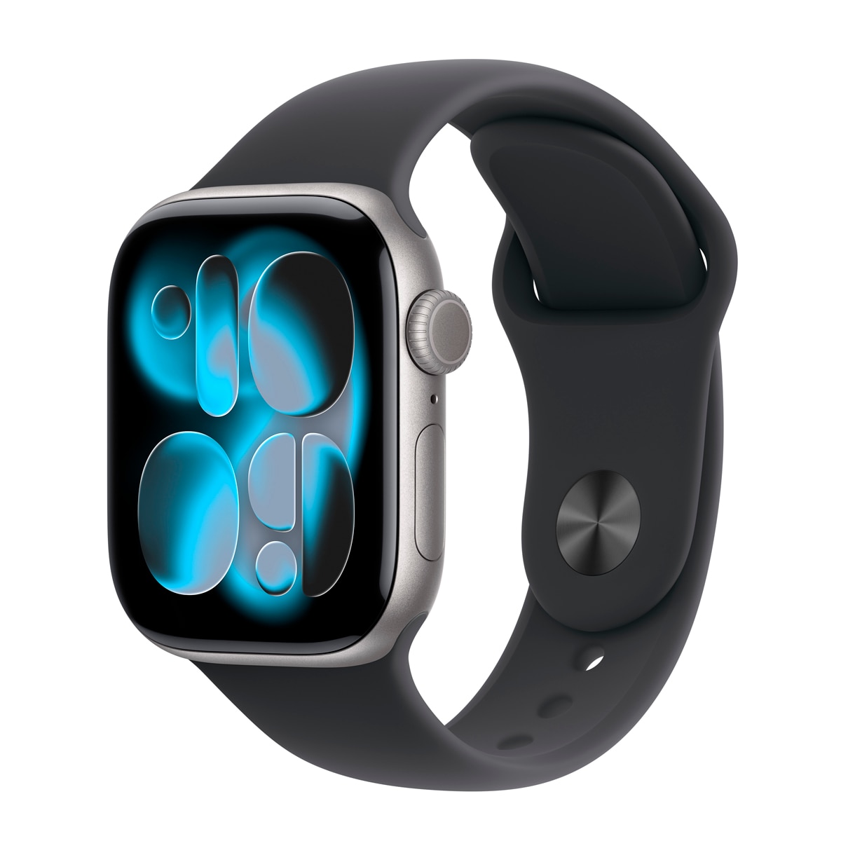Imagem 0 de Apple Watch Series 11 GPS 42mm Alumínio Cinzento Espacial com Bracelete Desportiva Preto (S/M)