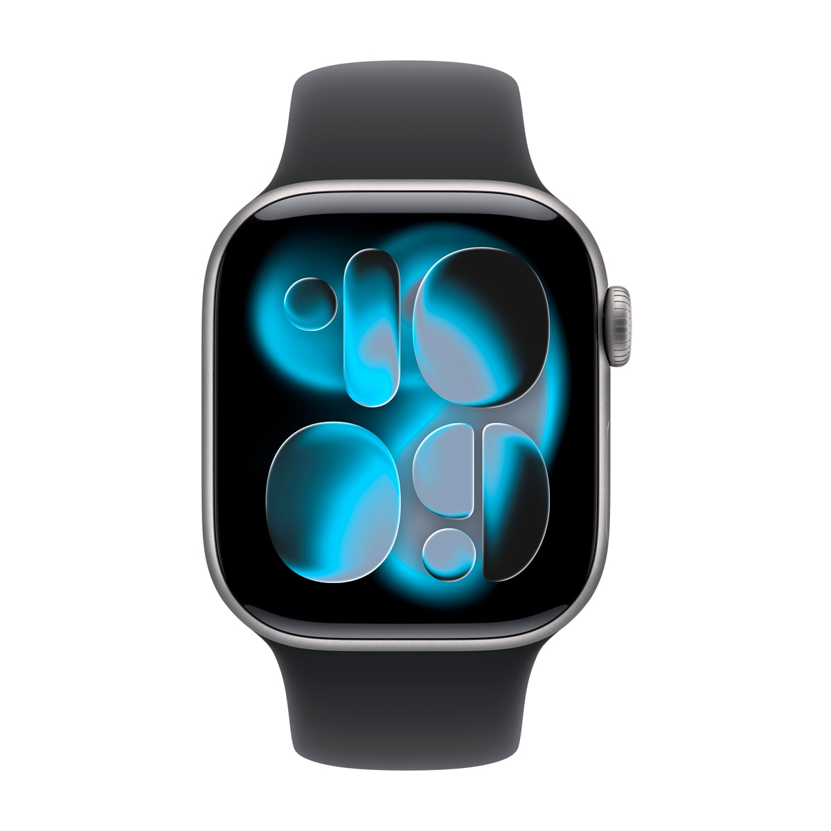 Apple Watch Series 11 GPS 42mm Aluminio gris espacial con Correa Deportiva Negro (S/M) Aluminio Gris Espacial-3
