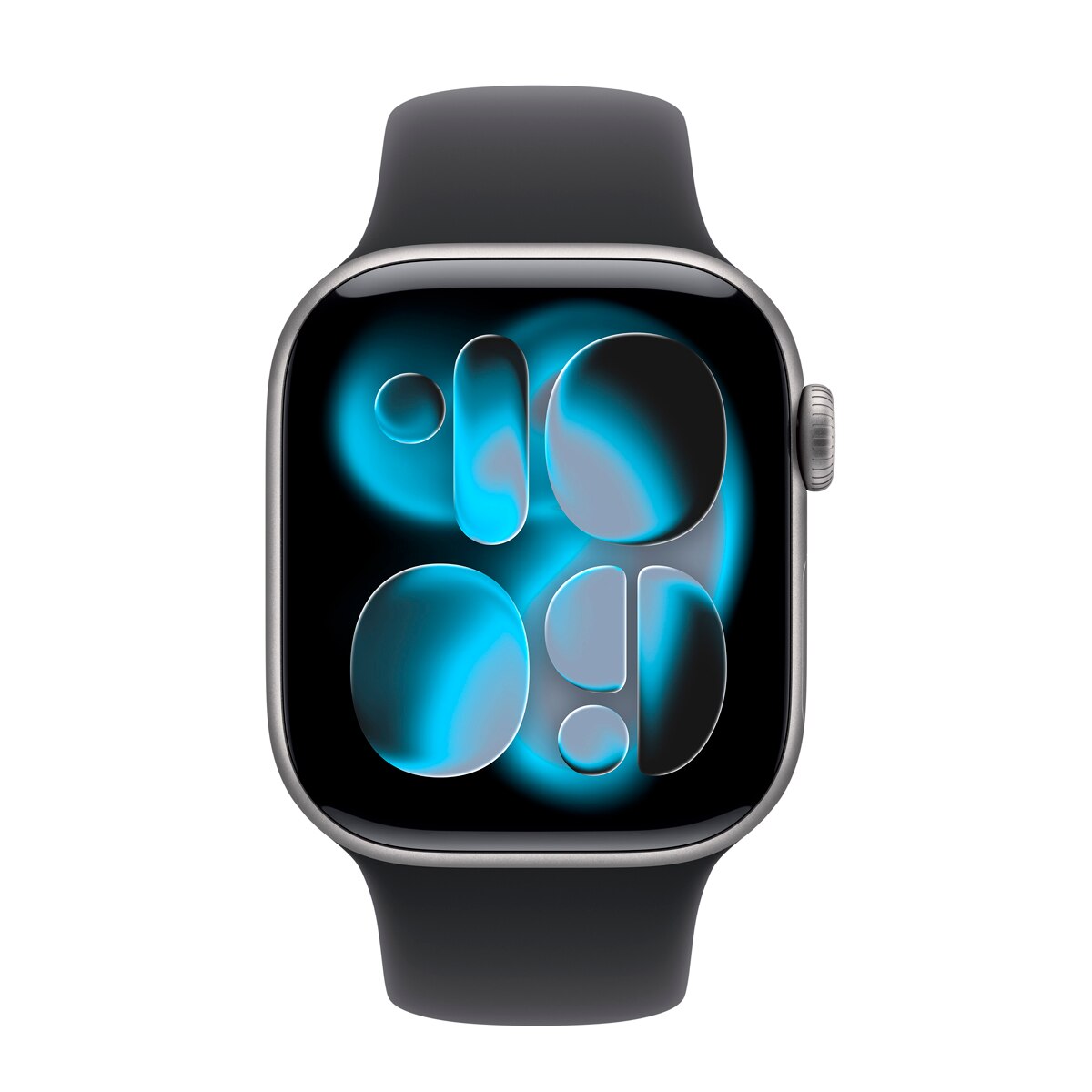 Apple Watch Series 11 GPS 42mm Aluminio gris espacial con Correa Deportiva Negro (M/L) Aluminio Gris Espacial-3