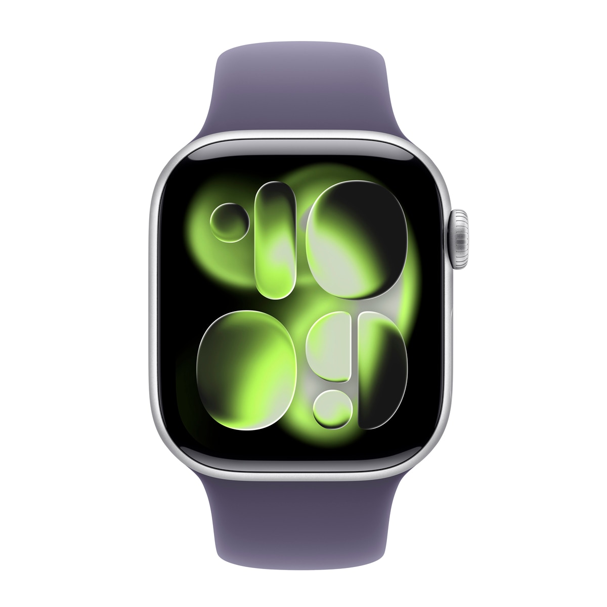 Apple Watch Series 11 GPS 42mm Aluminio plata con Correa Deportiva Niebla Lila (S/M) Aluminio Plata-3
