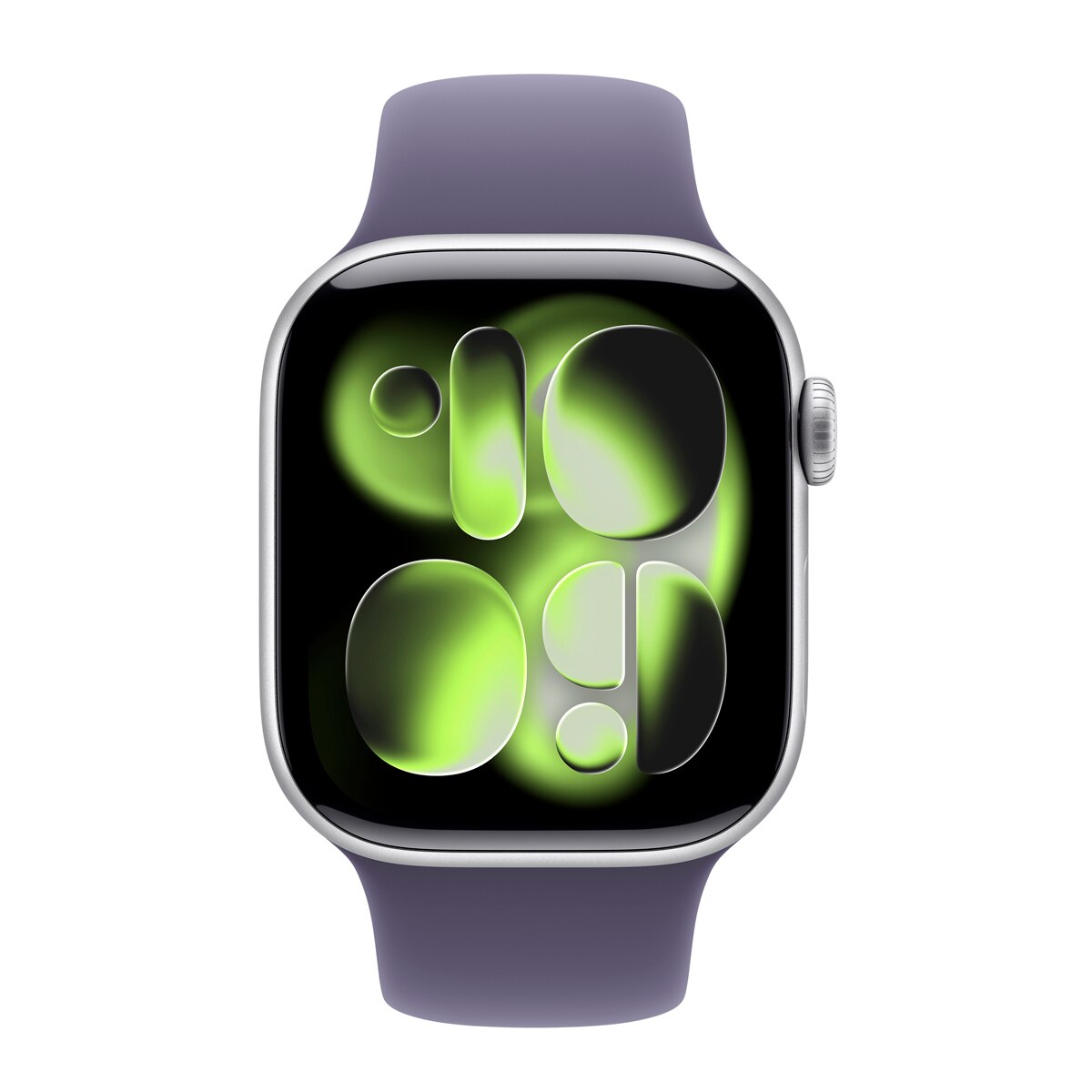 Apple Watch Series 11 GPS 42mm Aluminio plata con Correa Deportiva Niebla Lila (M/L) Aluminio Plata-3