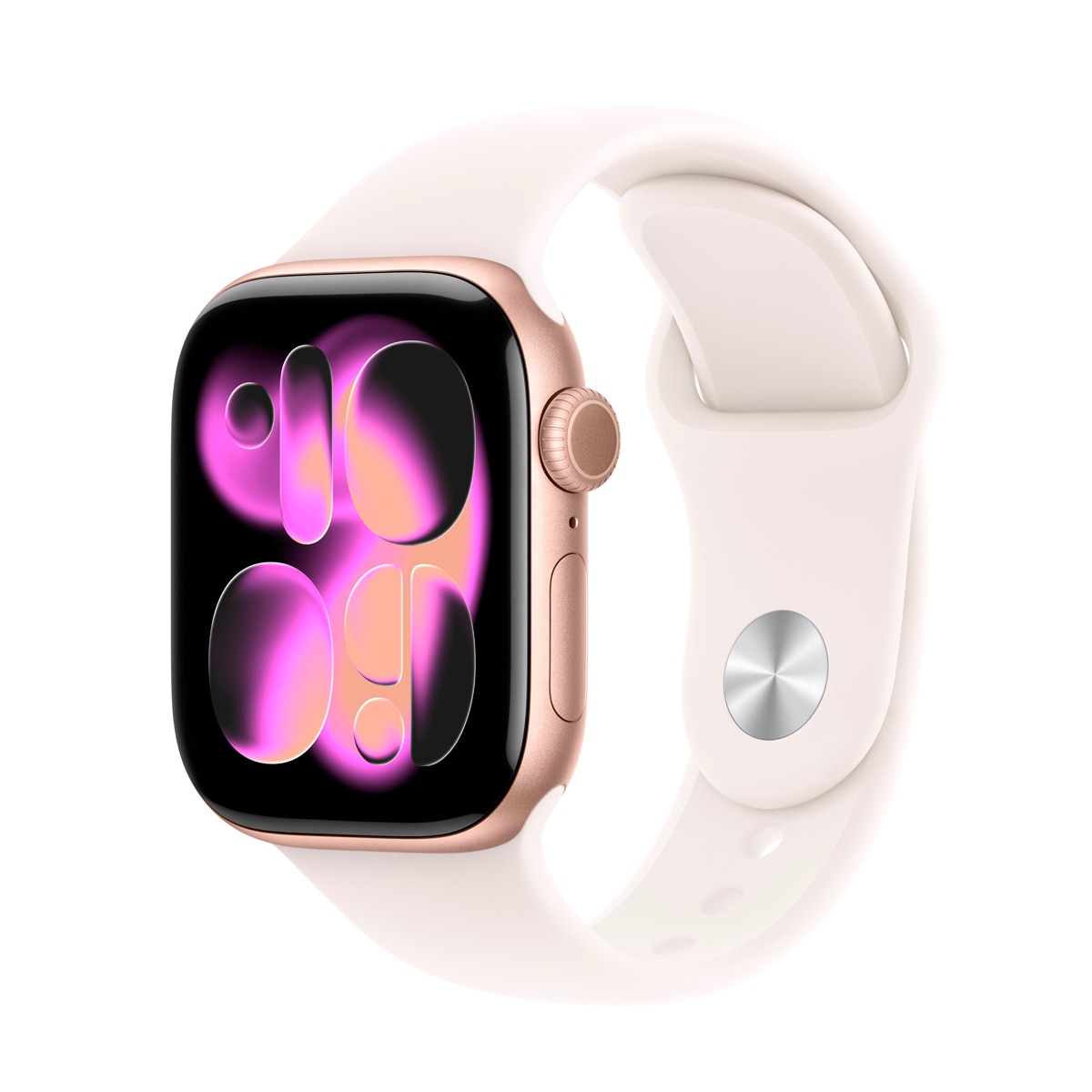 Imagen 0 de Apple Watch Series 11 GPS + Cellular 42mm Aluminio oro rosa con Correa Deportiva Rosa Rubor (M/L)