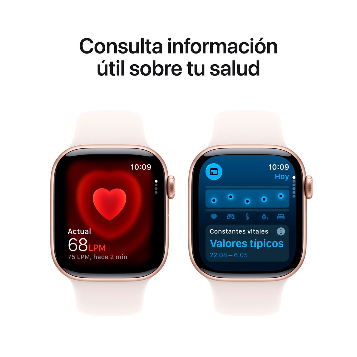 Apple Watch Series 11 GPS + Cellular 42mm Aluminio oro rosa con Correa Deportiva Rosa Rubor (M/L) Aluminio Oro Rosa-6