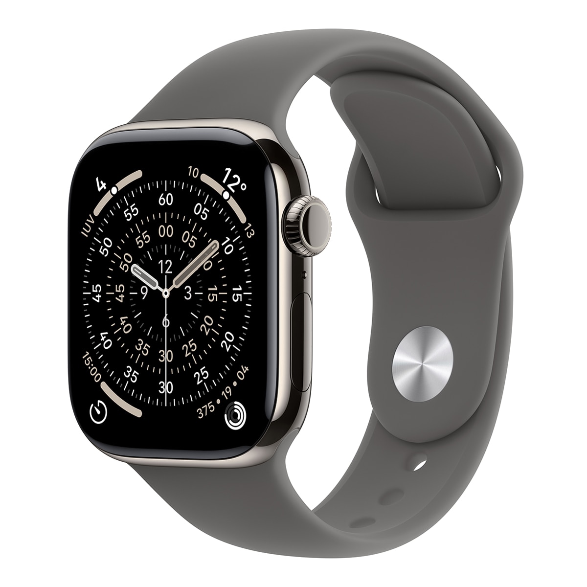 Imagen 0 de Apple Watch Series 11 GPS + Cellular 42mm Titanio natural con Correa Deportiva Gris Piedra (S/M)