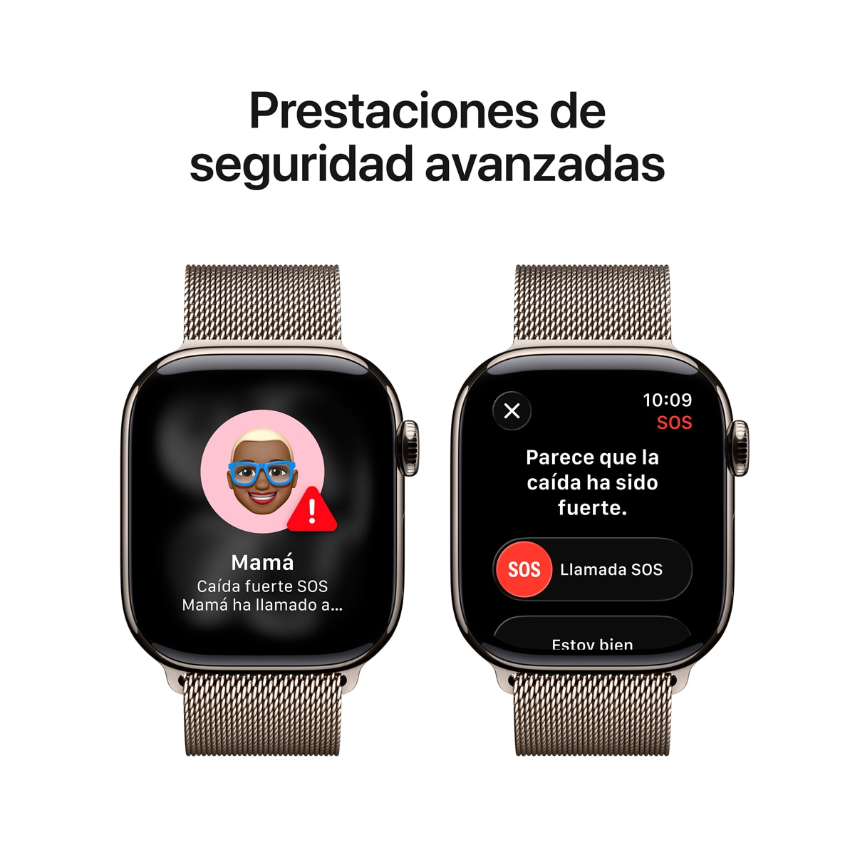 Apple Watch Series 11 GPS + Cellular 42mm Titanio natural con Correa Milanese Loop Natural Titanio Natural-7