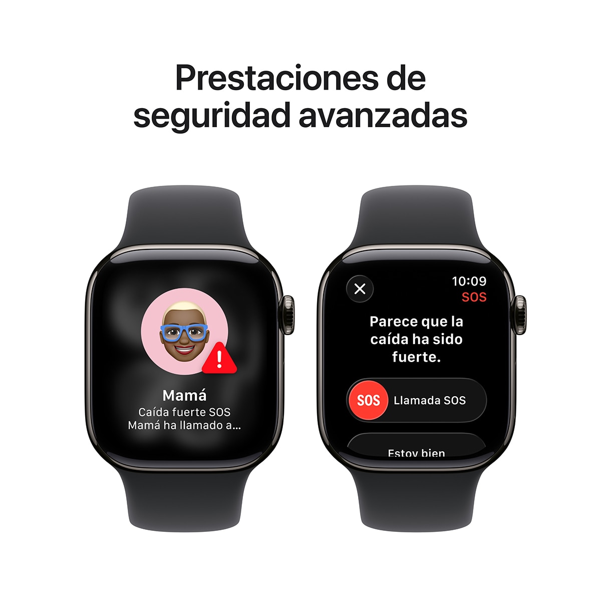 Apple Watch Series 11 GPS + Cellular 42mm Titanio pizarra con Correa Deportiva Negro (M/L) Titanio Pizarra-7