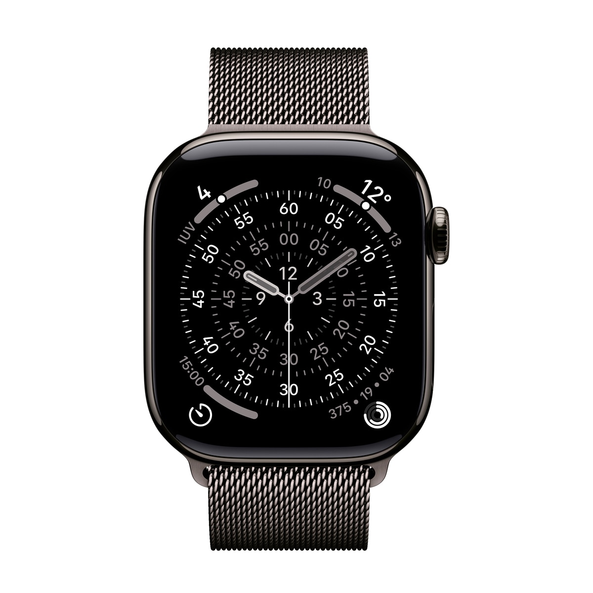 Apple Watch Series 11 GPS + Cellular 42mm Titanio pizarra con Correa Milanese Loop Pizarra Titanio Pizarra-3