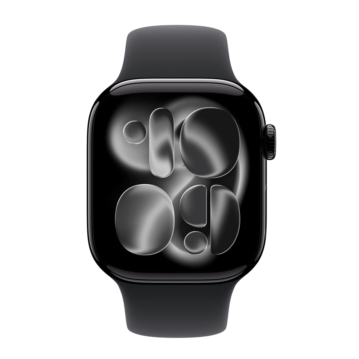 Apple Watch Series 11 GPS 42mm Aluminio negro azabache con Correa Deportiva Negro (M/L) Aluminio Negro Azabache-3