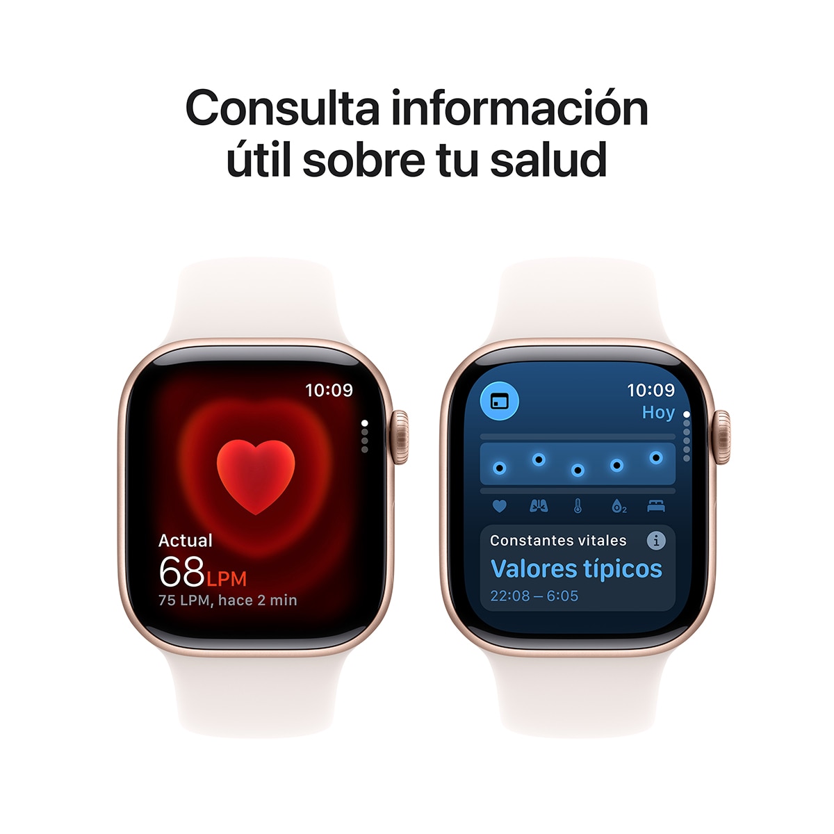 Apple Watch Series 11 GPS 42mm Aluminio oro rosa con Correa Deportiva Rosa Rubor (S/M) Aluminio Oro Rosa-6