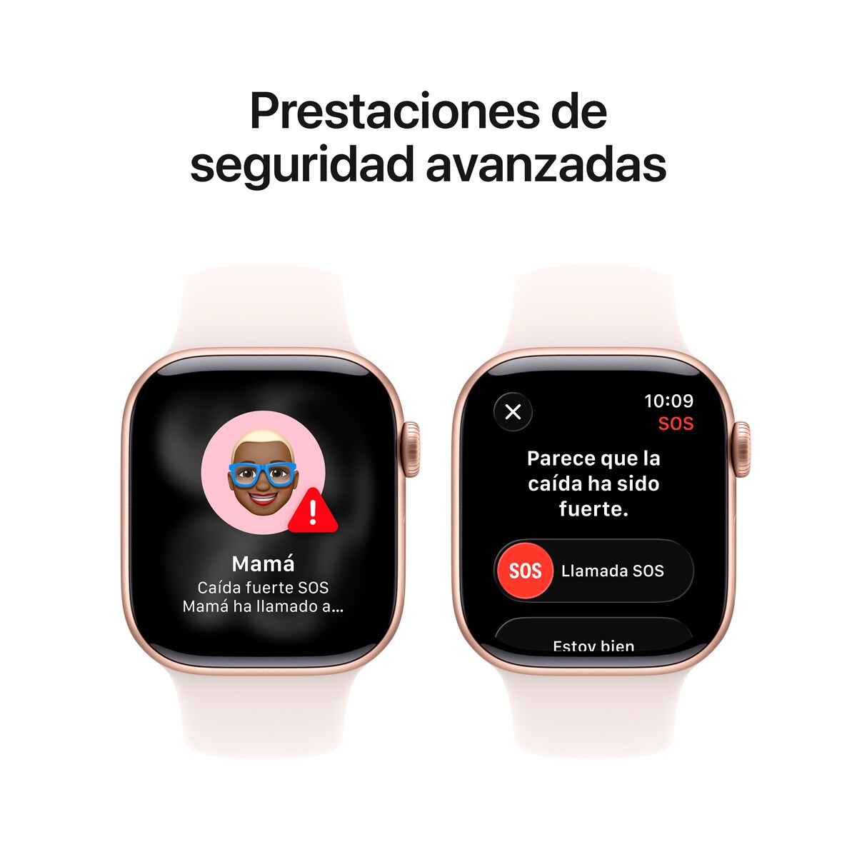 Apple Watch Series 11 GPS 42mm Alumínio Dourado com Bracelete Desportiva Rosa Rubor (M/L) Alumínio Dourado Rosa-7
