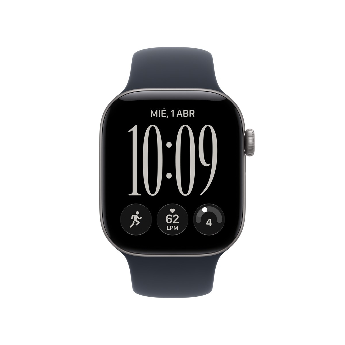 Apple Watch Série 12 GPS + Cellular 42 mm Cinza Espacial com Bracelete Desportiva Azul Náutico (M/L) Alumínio Cinzento Espacial-2