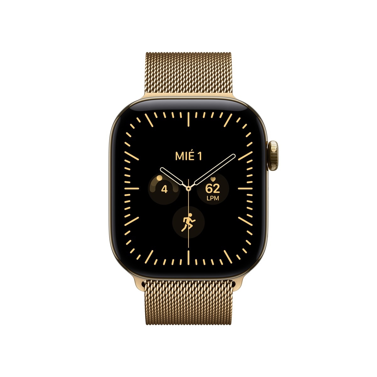 Apple Watch Series 12 GPS + Cellular 42mm Titanio Oro brillante con Correa Milanese Loop Oro brillante - Titanio Oro Brillante Titanio Oro Brillante-2