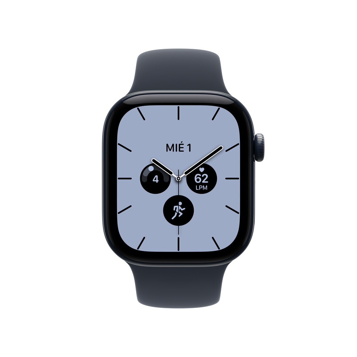 Apple Watch Série 12 GPS + Cellular 42 mm em cerâmica azul noturno com bracelete desportivo azul náutico (M/L) Cerâmica Azul Noturno-2