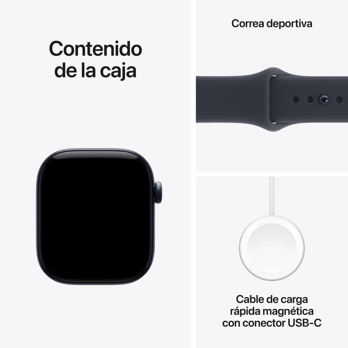 Apple Watch Série 12 GPS + Cellular 42 mm em cerâmica azul noturno com bracelete desportivo azul náutico (M/L) Cerâmica Azul Noturno-7