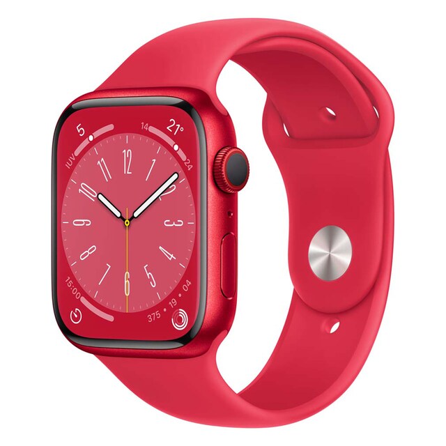 Apple Watch Series 8 GPS + Cellular 45mm con caja de aluminio (PRODUCT)RED y correa deportiva (PRODUCT)RED