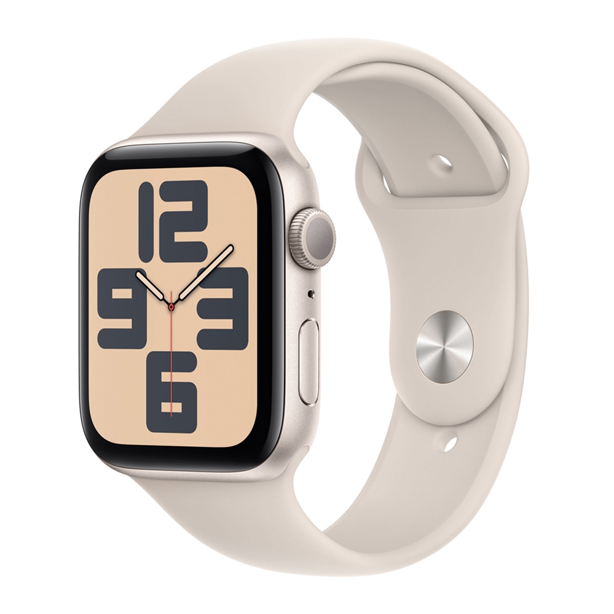 Apple - Apple Watch SE2 GPS 44mm Aluminio Blanco estrella con correa Blanco estrella S-M.