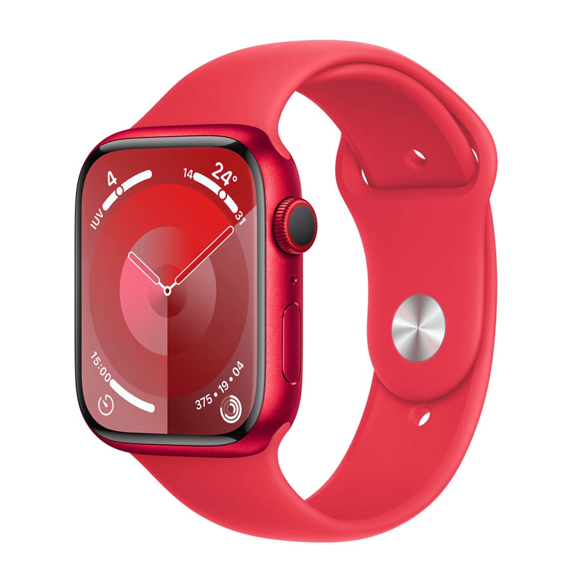 Apple Watch Series 9 GPS + Cellular 45mm Aluminio (PRODUCT)RED con correa (PRODUCT)RED S/M (PRODUCT)RED-1