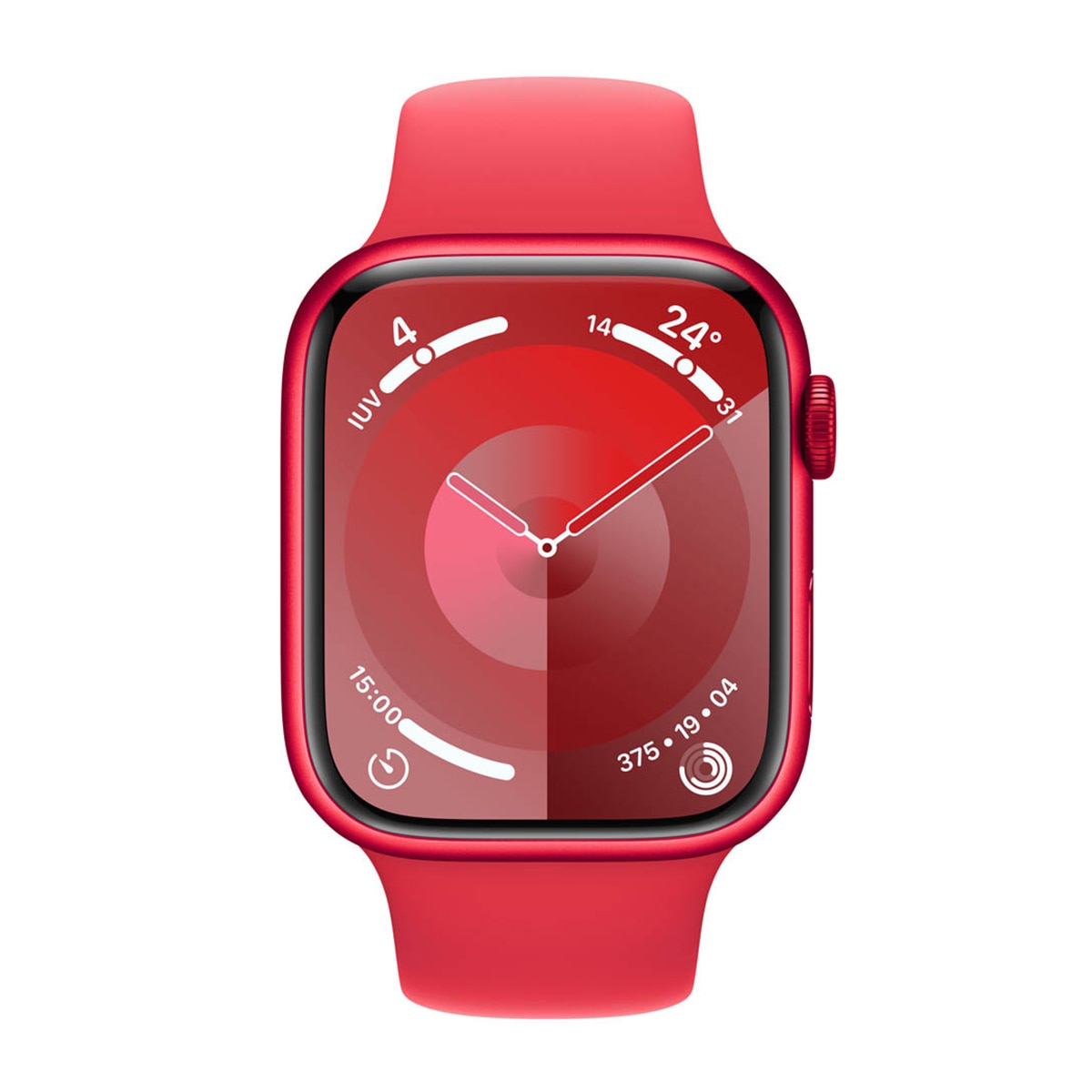 Apple Watch Series 9 GPS + Cellular 45mm Aluminio (PRODUCT)RED con correa (PRODUCT)RED S/M (PRODUCT)RED-3
