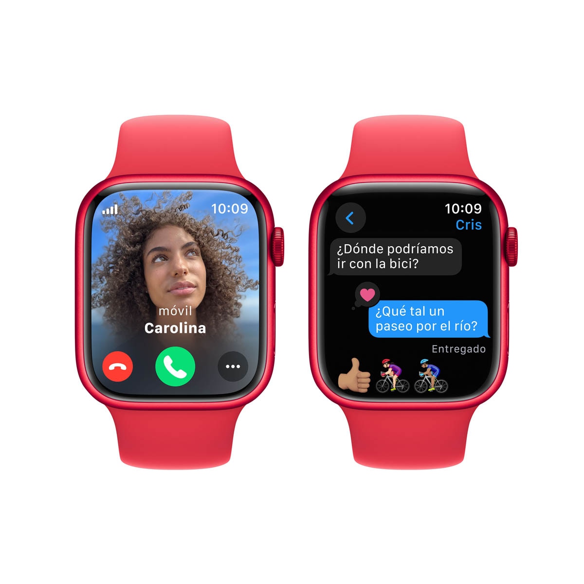 Apple Watch Series 9 GPS + Cellular 45mm Aluminio (PRODUCT)RED con correa (PRODUCT)RED S/M (PRODUCT)RED-7