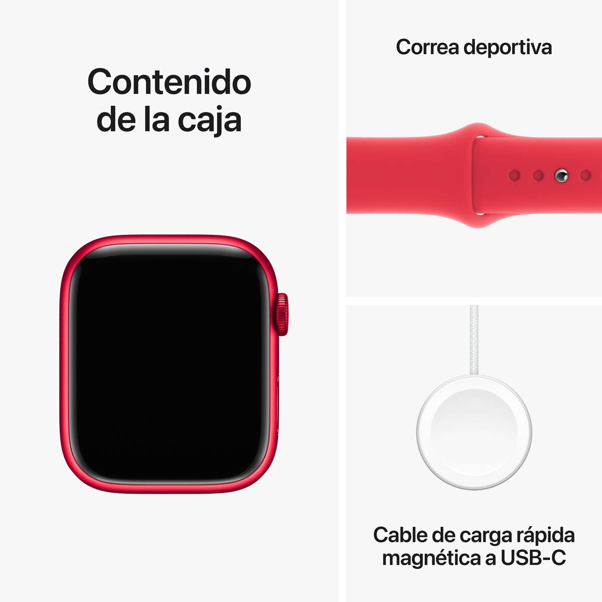 Apple Watch Series 9 GPS + Cellular 45mm Aluminio (PRODUCT)RED con correa (PRODUCT)RED S/M (PRODUCT)RED-11