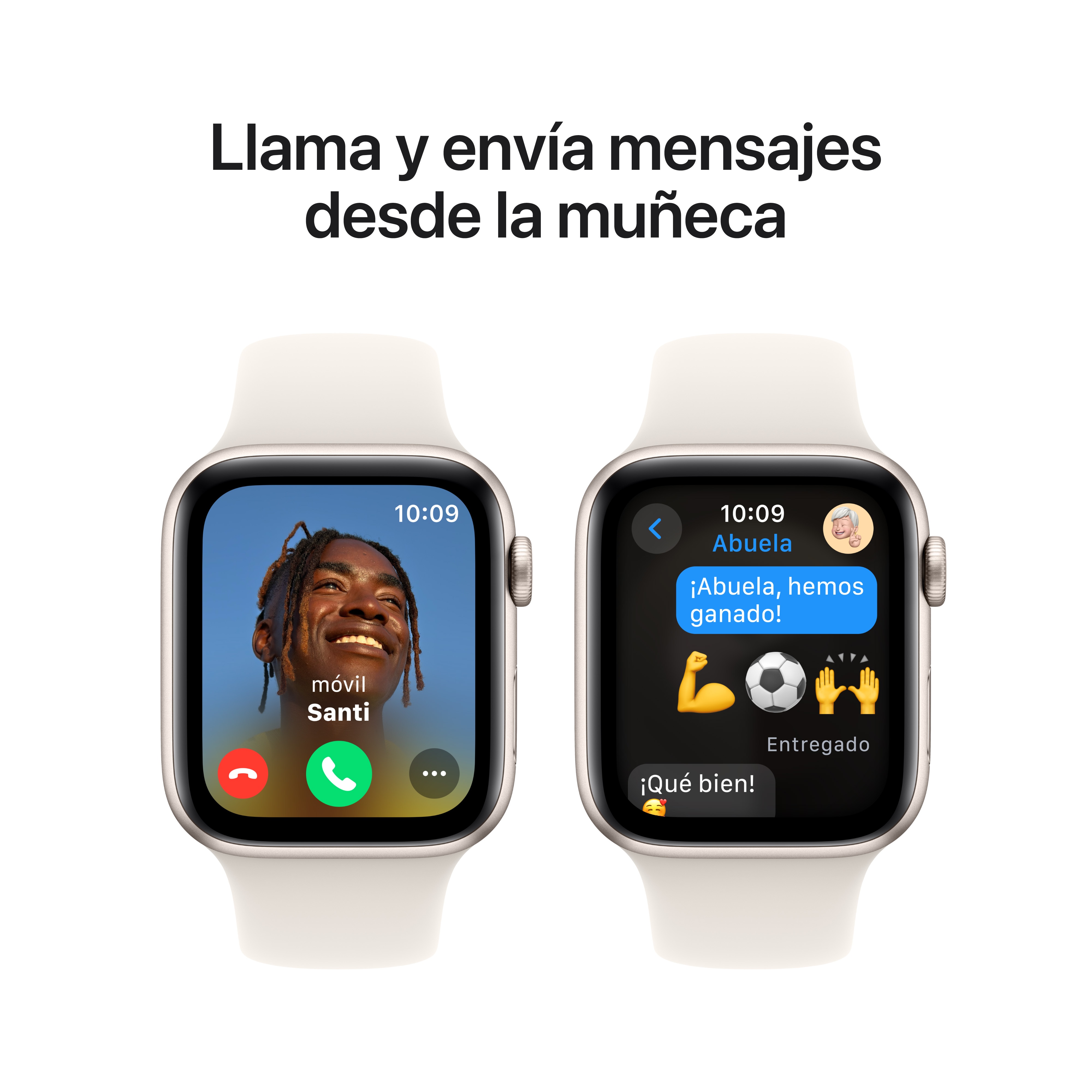 Apple Watch SE GPS 44mm Aluminio Blanco Estrella con correa Deportiva Blanco Estrella S/M Blanco estrella-4