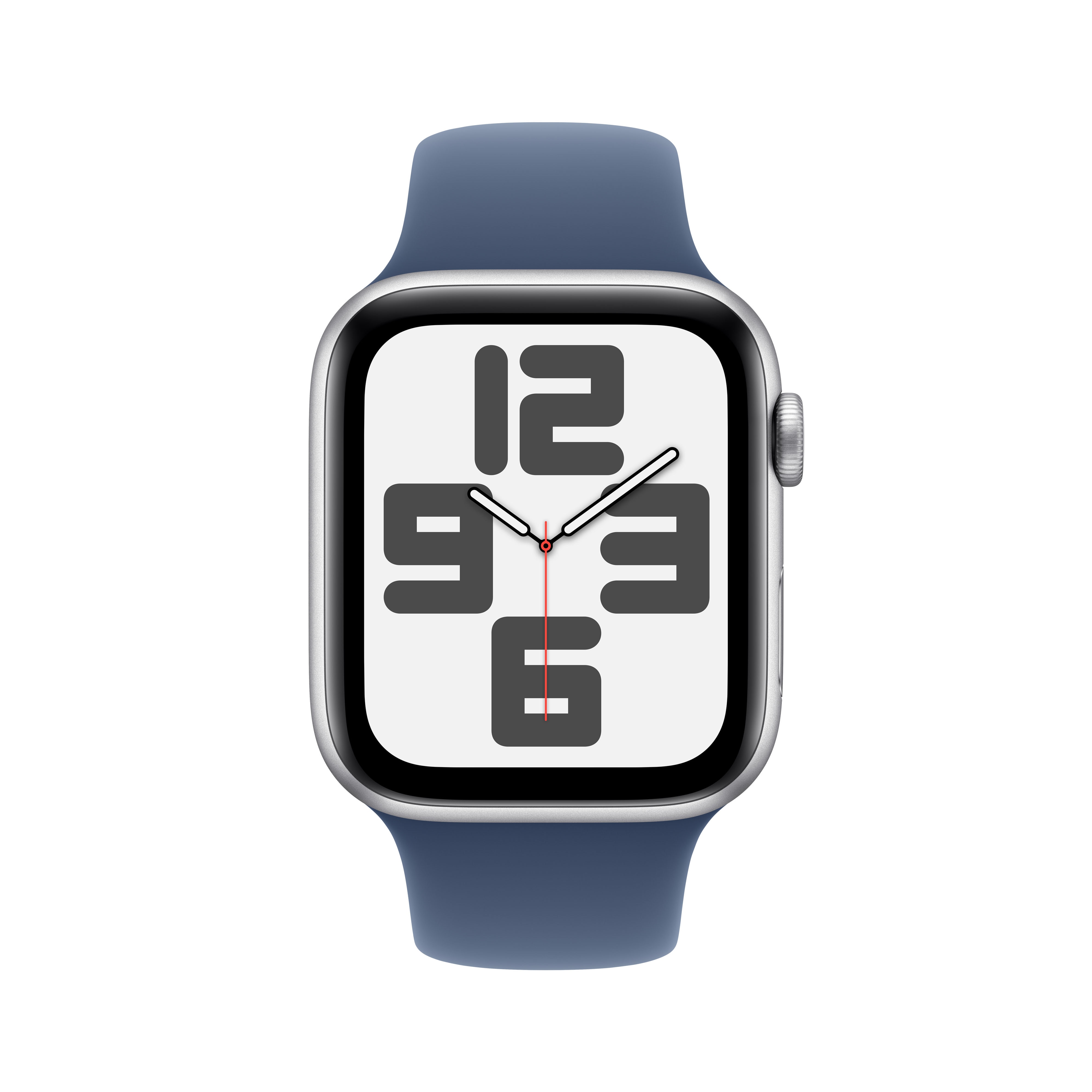 Apple Watch SE GPS + Cellular 44mm - Alumínio Prata com Bracelete Desportiva Azul Denim (Tam. S/M) Prata-2