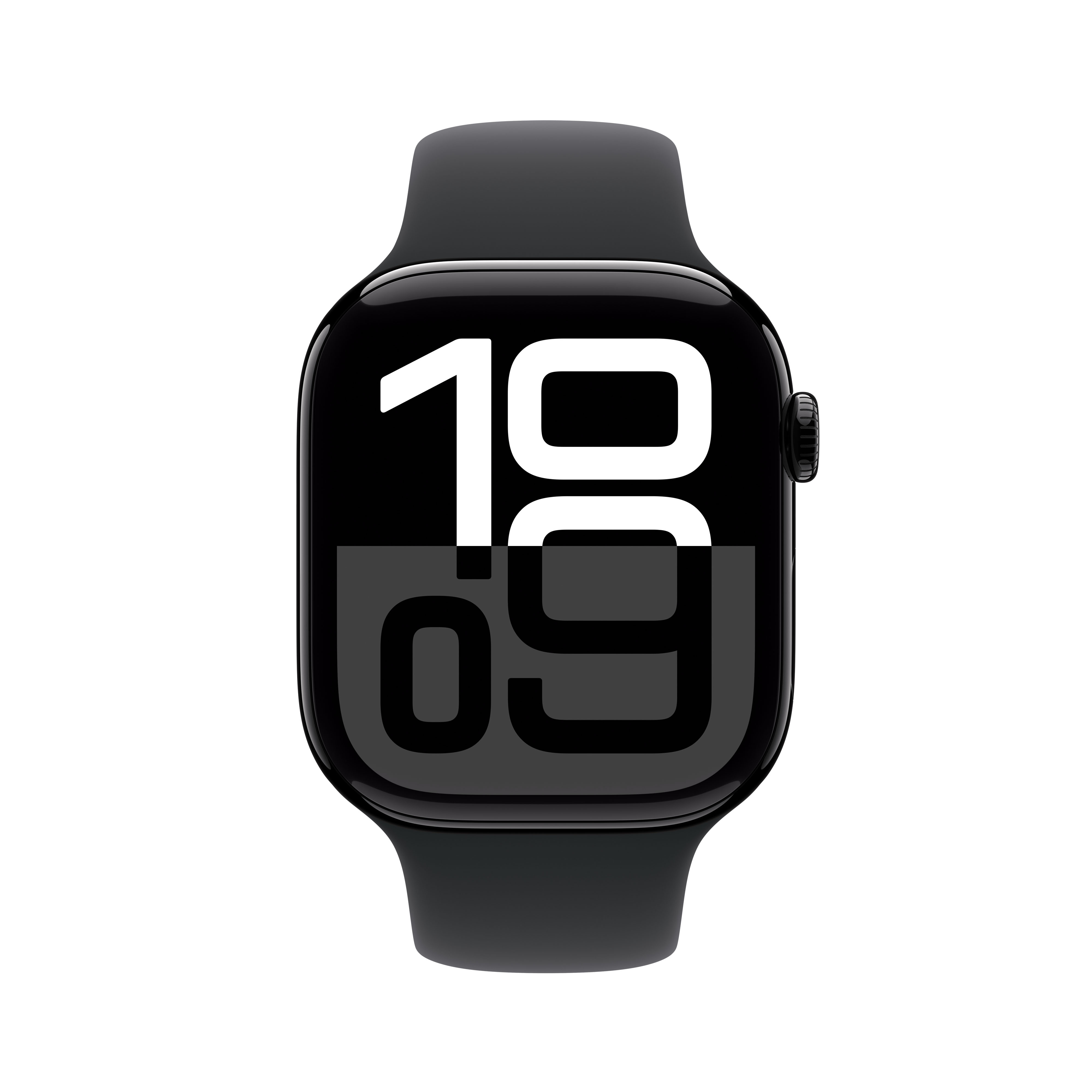 Apple Watch Series 10 GPS 46mm Aluminio Negro Azabache con correa Deportiva Negra M/L Negro Azabache-3