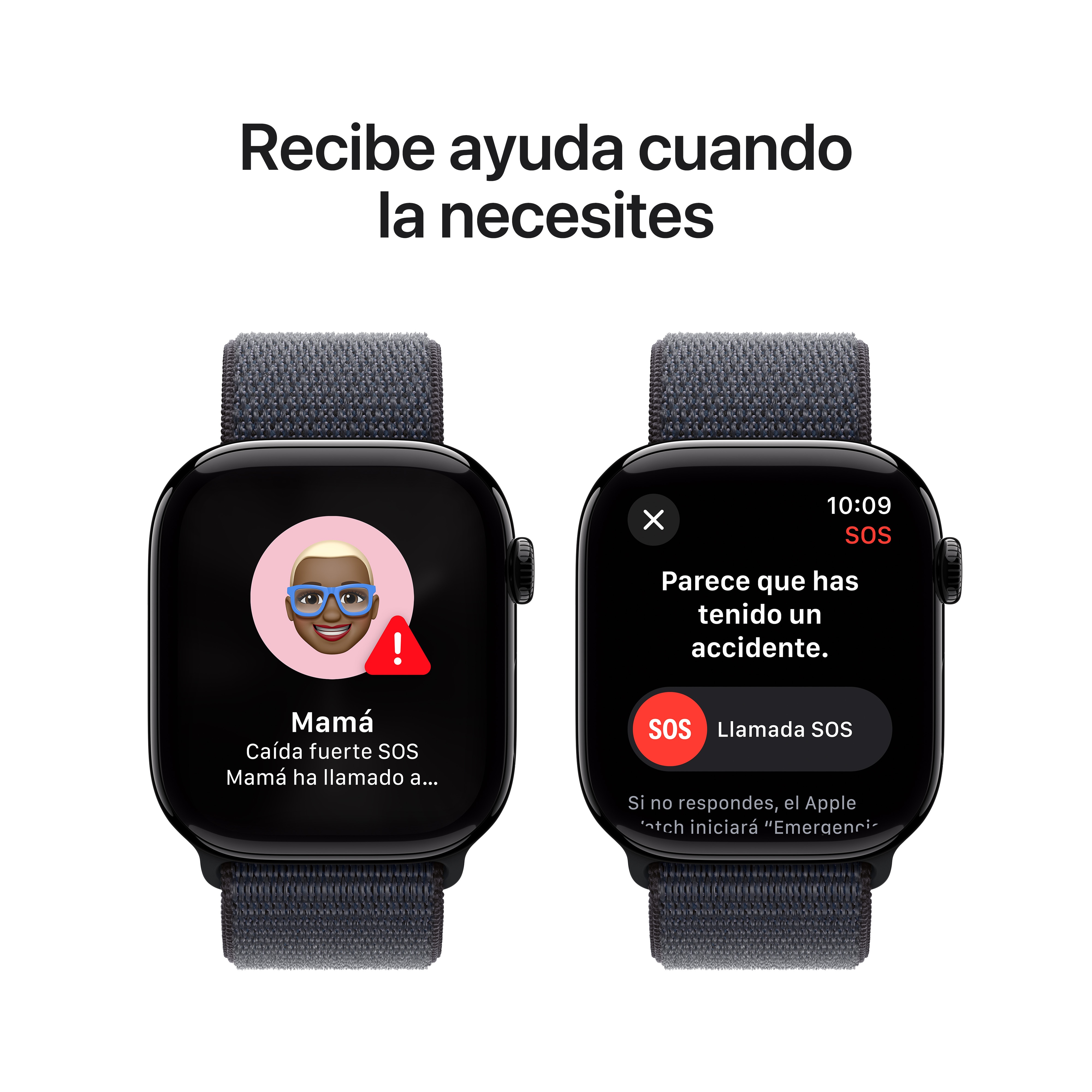 Apple Watch Series 10 GPS + Cellular 46mm Aluminio Negro Azabache con correa Loop Deportiva Tinta Negro Azabache-7