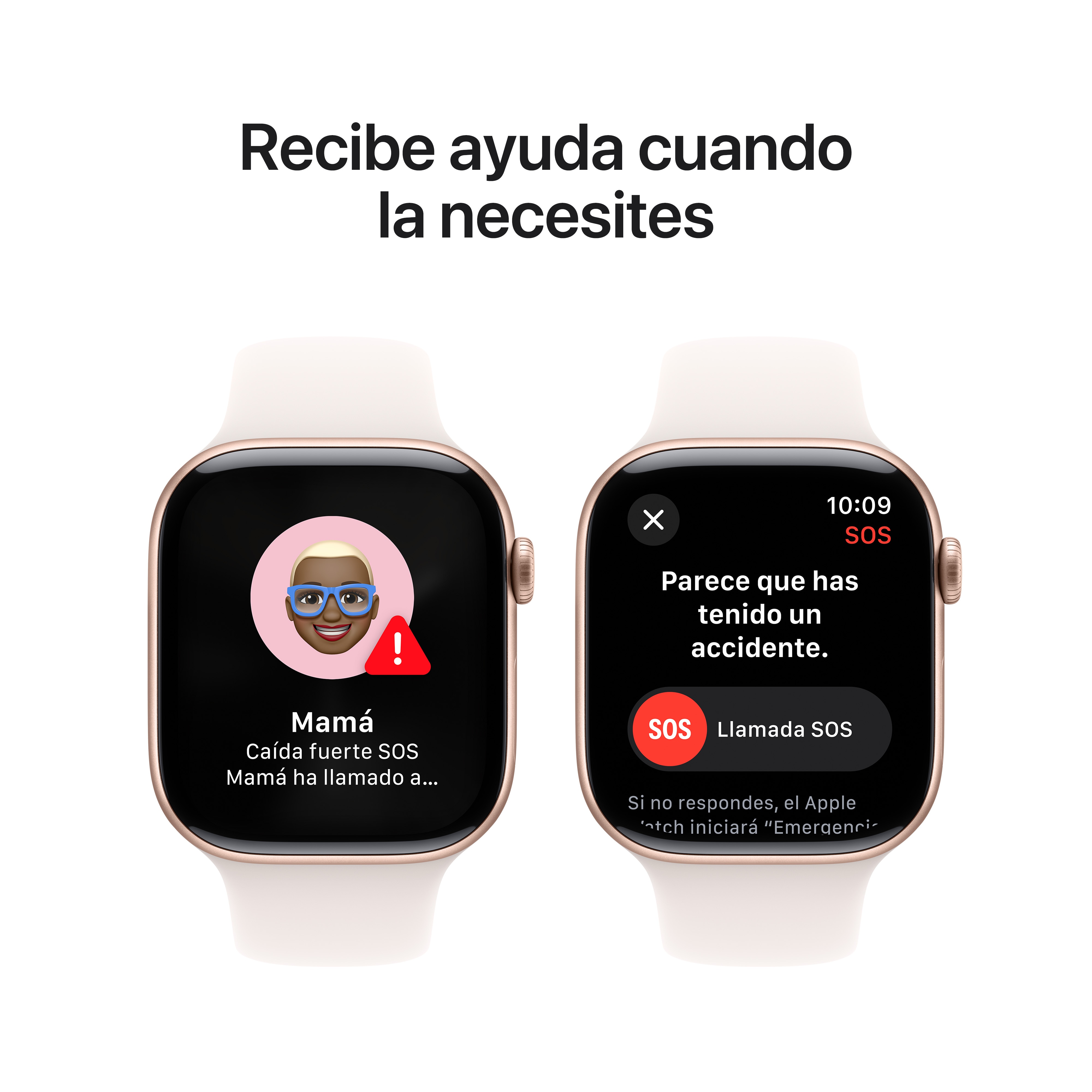 Apple Watch Series 10 GPS + Cellular 46mm Aluminio Oro Rosa con correa Deportiva Rosa Rubor M/L Oro Rosa-7
