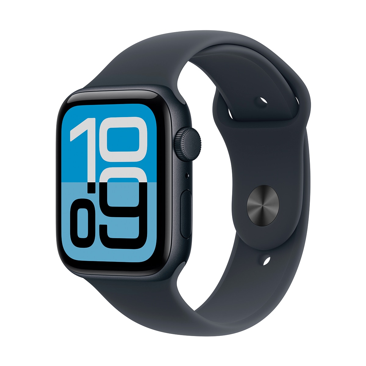 Apple Watch SE3/ GPS/ 44mm/ Caja de Aluminio Medianoche/ Correa Deportiva Negra S/M