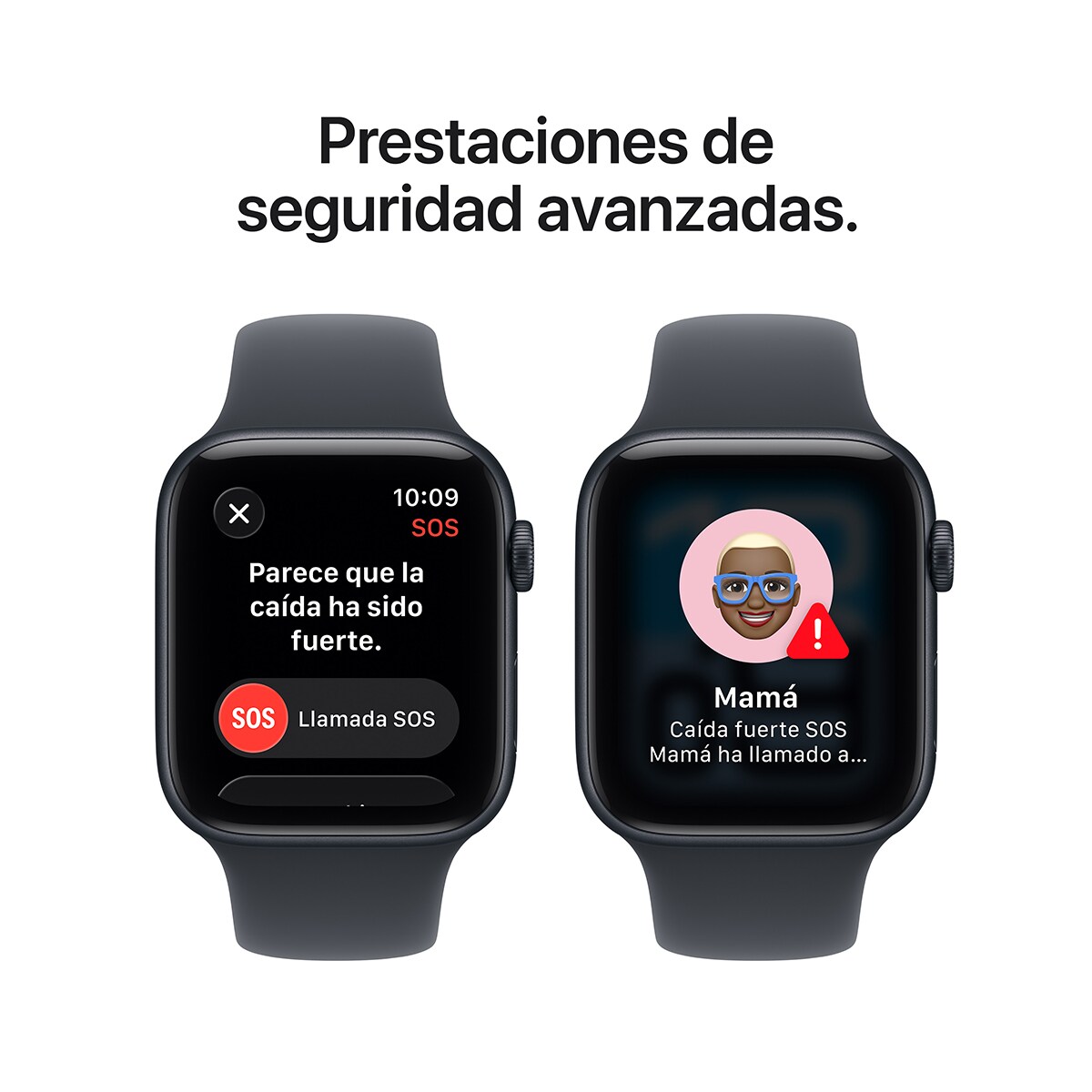 Apple Watch SE 3 GPS 44mm Aluminio medianoche con Correa Deportiva Medianoche (S/M) Aluminio Medianoche-7