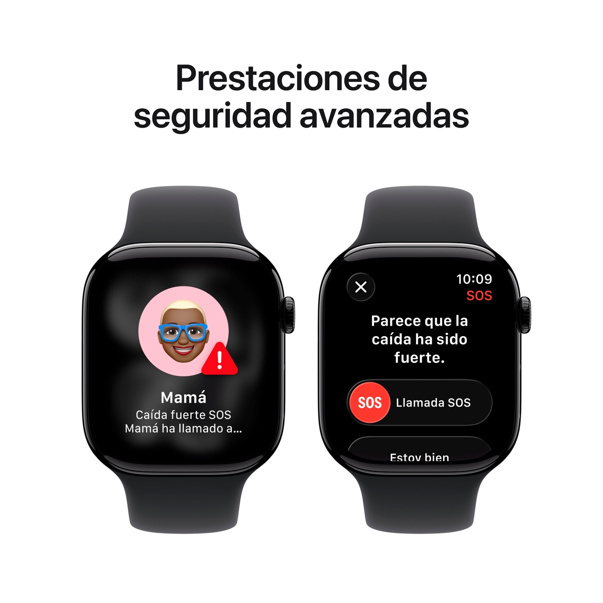 Apple Watch Series 11 GPS 46mm Aluminio negro azabache con Correa Deportiva Negro (M/L) Aluminio Negro Azabache-7