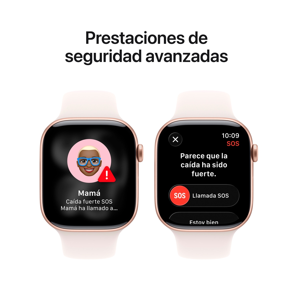 Apple Watch Series 11 GPS 46mm Aluminio oro rosa con Correa Deportiva Rosa Rubor (S/M) Aluminio Oro Rosa-7