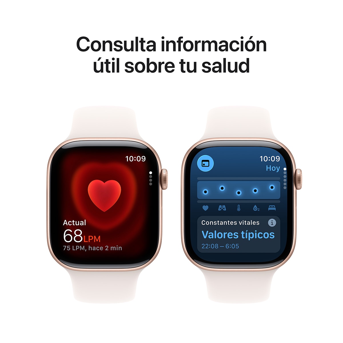 Apple Watch Series 11 GPS 46mm Alumínio Dourado com Bracelete Desportiva Rosa Rubor (L/M) Alumínio Dourado Rosa-6