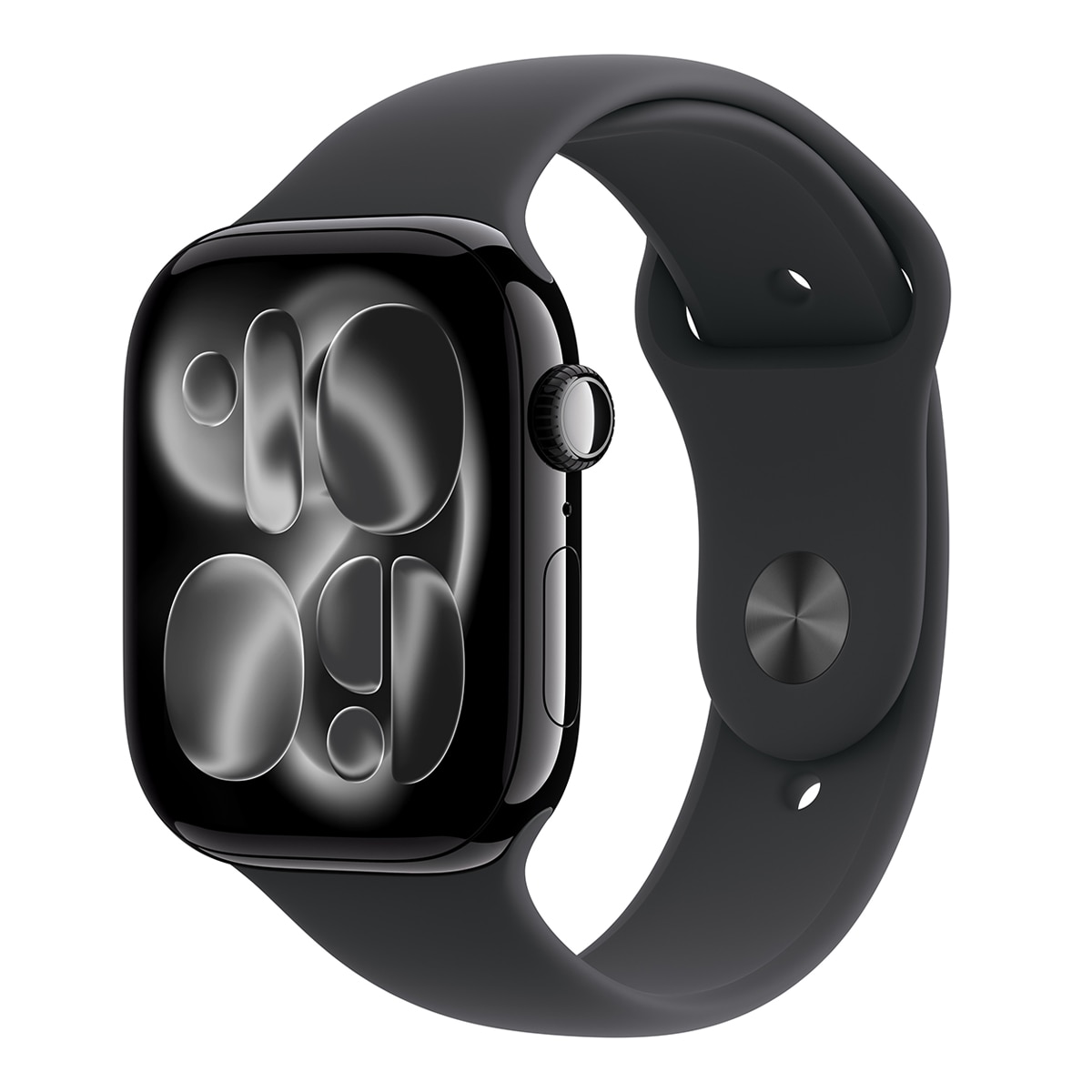 Imagem 0 de Apple Watch Series 11 GPS + Cellular 46mm Alumínio Preto Brilhante com Bracelete Desportiva Preto (S/M)