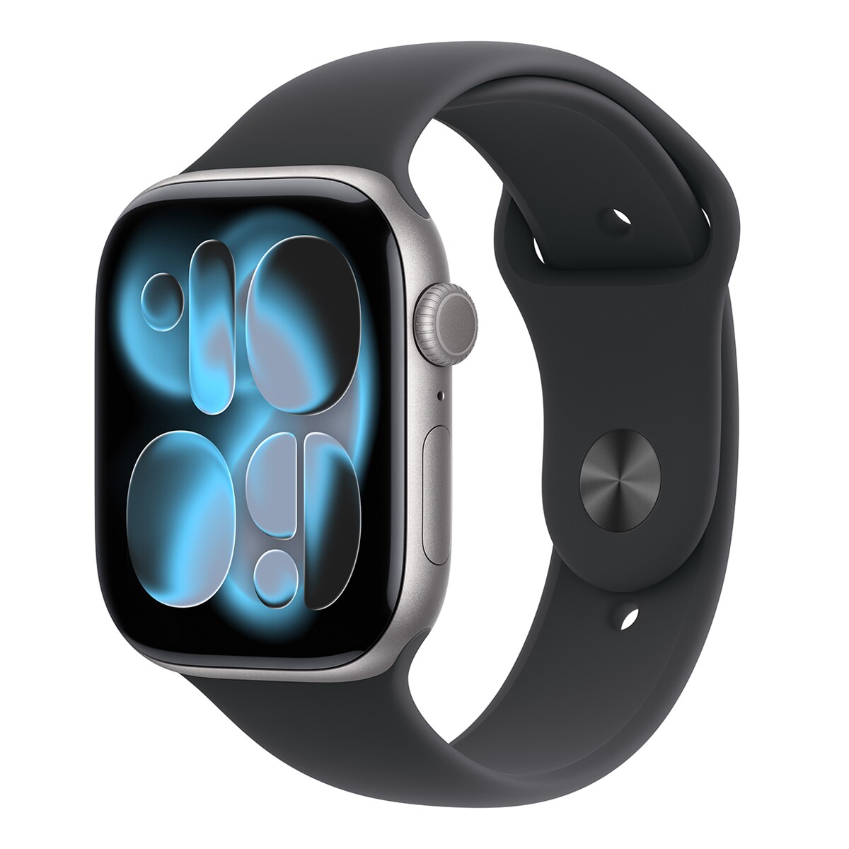 Apple Watch Series 11 GPS + Cellular 46mm Aluminio gris espacial con Correa Deportiva Negro (S/M) Aluminio Gris Espacial-1