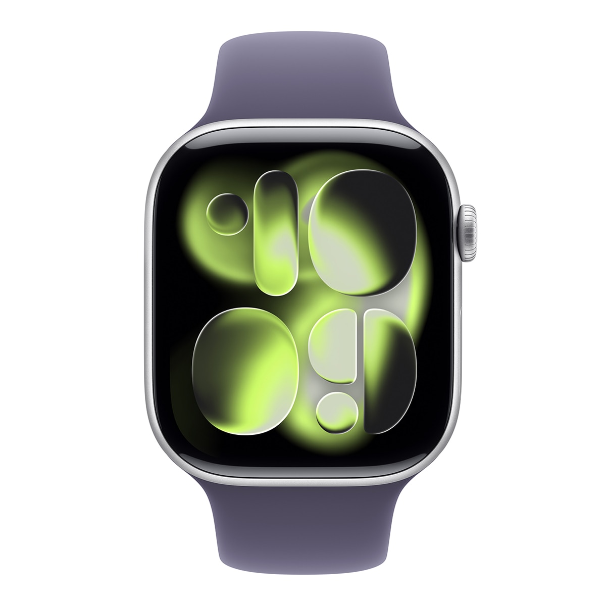 Apple Watch Series 11 GPS + Cellular 46mm Aluminio plata con Correa Deportiva Niebla Lila (S/M) Aluminio Plata-3