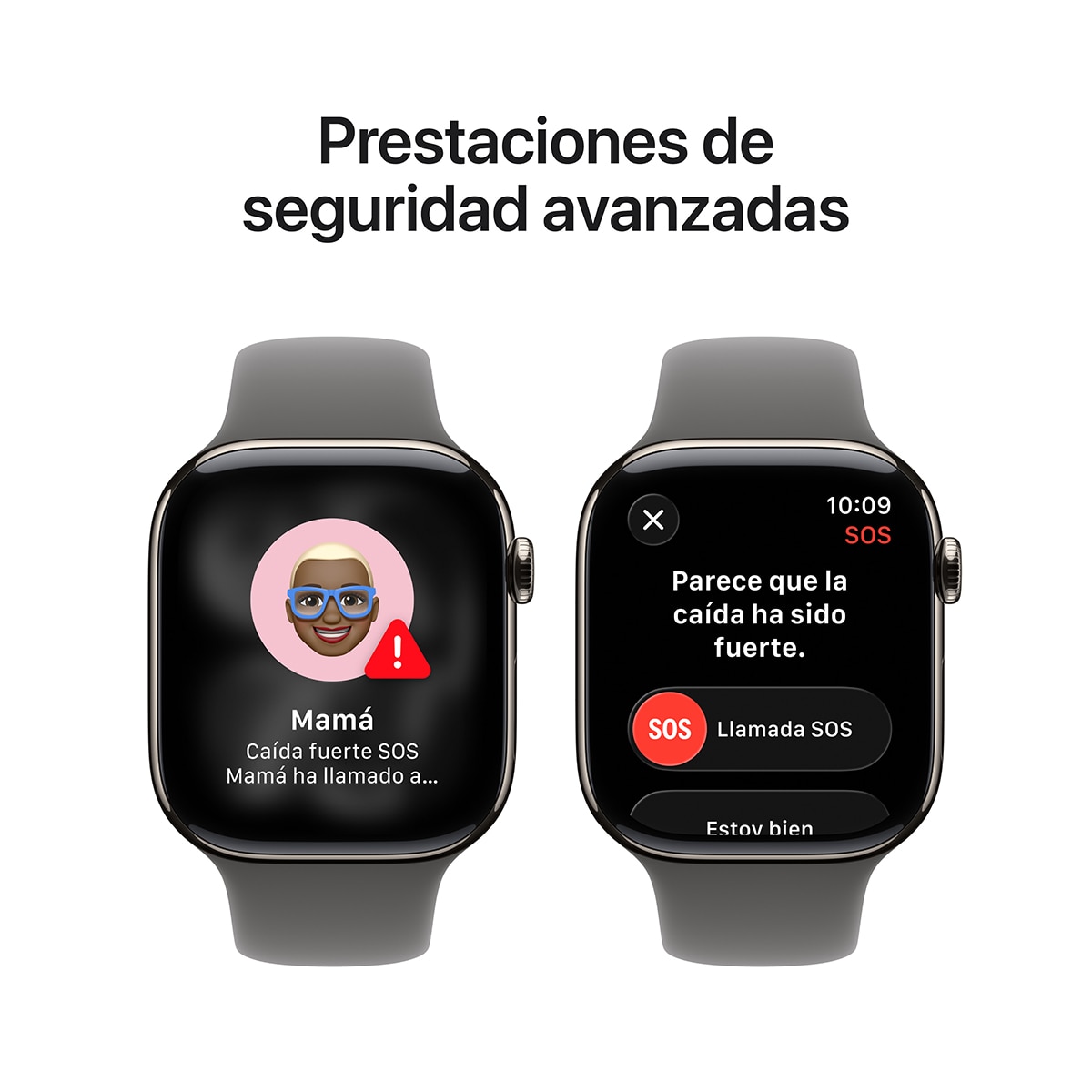 Apple Watch Series 11 GPS + Cellular 46mm Titanio natural con Correa Deportiva Gris Piedra (S/M) Titanio Natural-7