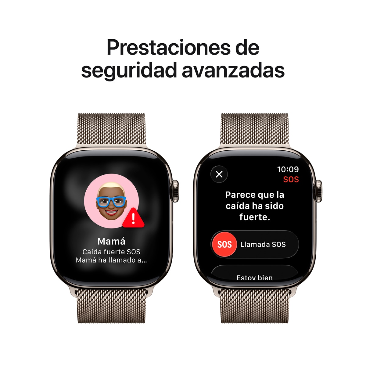 Apple Watch Series 11 GPS + Cellular 46mm Titanio natural con Correa Milanese Loop Natural (S/M) Titanio Natural-7