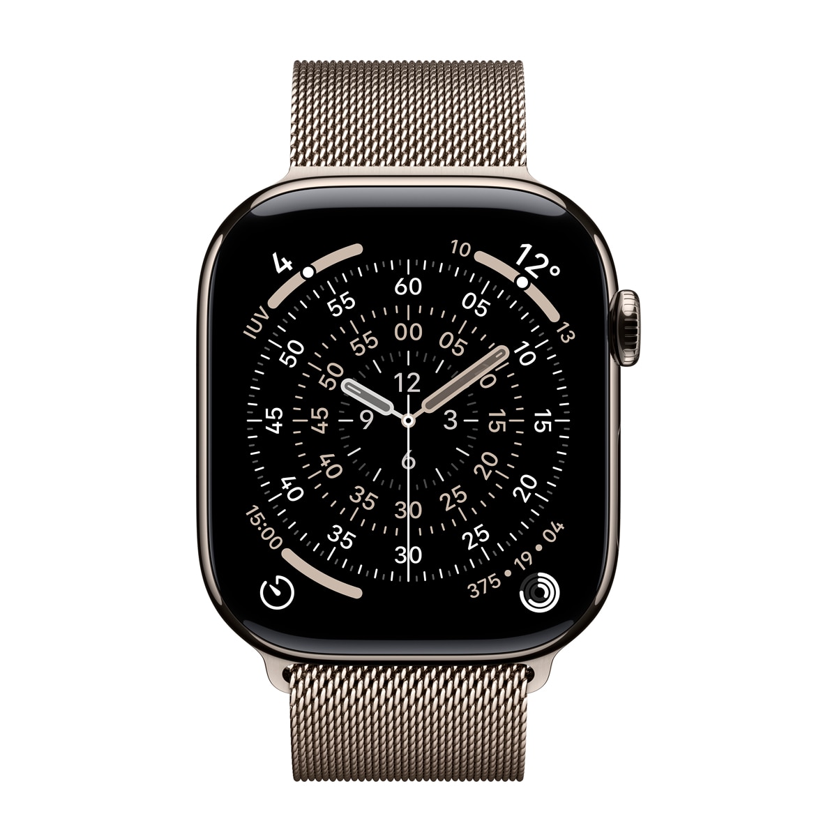 Apple Watch Series 11 GPS + Cellular 46mm Titanio natural con Correa Milanese Loop Natural (M/L) Titanio Natural-3
